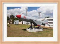 Cuba, Cienfuegos, Naval museum, Soviet-era missile Fine Art Print