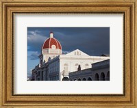 Cuba, Cienfuegos, Palacio de Gobierno dome Fine Art Print