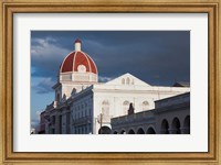 Cuba, Cienfuegos, Palacio de Gobierno dome Fine Art Print