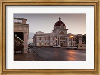 Cuba, Cienfuegos, Palacio de Gobierno, Dusk Fine Art Print
