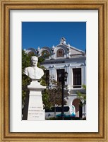 Cuba, Cienfuegos, Parque Jose Marti, Monument Fine Art Print