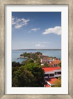 Cuba, Cienfuegos, Punta Gorda, elevated view Fine Art Print