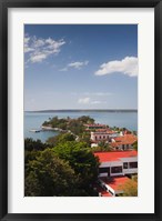 Cuba, Cienfuegos, Punta Gorda, elevated view Fine Art Print