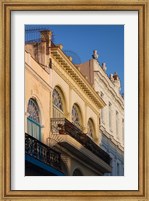 Cuba, Havana, Havana Vieja, Plaza Vieja buildings Fine Art Print