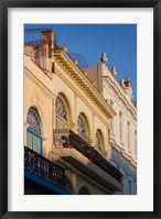 Cuba, Havana, Havana Vieja, Plaza Vieja buildings Fine Art Print