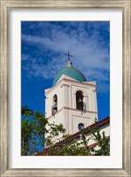 Cuba, Pinar del Rio Province, Vinales, town church Fine Art Print