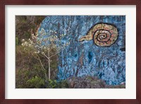 Cuba, Pinar del Rio, Vinales, Mural de Prehistoria Fine Art Print