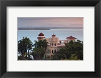 Cuba, Punta Gorda, Aerial view of Palacio de Valle Fine Art Print