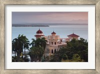 Cuba, Punta Gorda, Aerial view of Palacio de Valle Fine Art Print