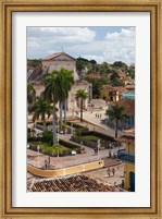 Cuba, Sancti Spiritus, Trinidad, Plaza Mayor Fine Art Print