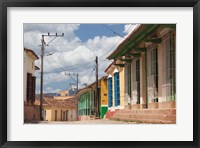 Cuba, Sancti Spiritus, Trinidad, street view Fine Art Print