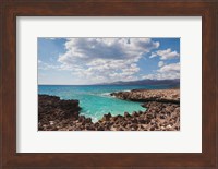 Cuba, Trinidad, Playa Ancon beach, ocean cove Fine Art Print