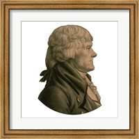 Digitally Restored Portrait of Thomas Jefferson (sepia toned) Fine Art Print