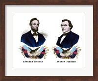 Campaign Poster of Abraham Lincoln and Andrew Johnson Fine Art Print