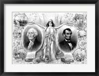 President Washingtons and Lincoln Fine Art Print