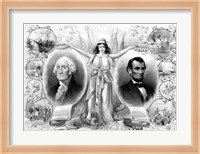 President Washingtons and Lincoln Fine Art Print