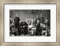President Lincoln reading the Emancipation Proclamation to his Cabinet Fine Art Print