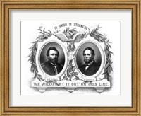 Presidential Poster of Republican Party Nominees Fine Art Print