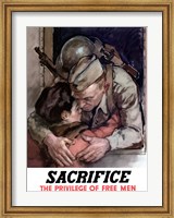 Sacrifice - The Privilege of Free Men Fine Art Print
