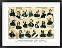 Famous Union Commanders Fine Art Print