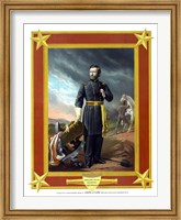 General Ulysses S Grant with Cannon (color) Fine Art Print