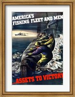 America's Fishing Fleet and Men Fine Art Print