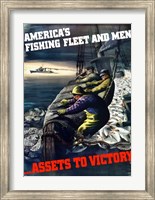 America's Fishing Fleet and Men Fine Art Print