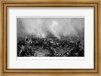 Battle of Gettysburg (digitally restored, black & white) Fine Art Print