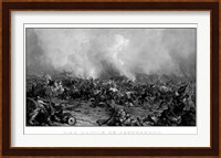 Battle of Gettysburg (digitally restored, black & white) Fine Art Print