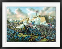 Civil War Print Depicting the Union Army's Capture of Fort Fisher Fine Art Print