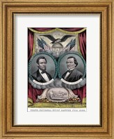 Digitally Restored 1864 Election Banner Fine Art Print
