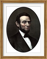 Vintage Civil War Era Artwork of President Abraham Lincoln Fine Art Print