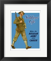 Soldiers' Life Fine Art Print