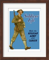 Soldiers' Life Fine Art Print