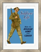Soldiers' Life Fine Art Print