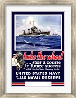 Vintage World War II Navy Fine Art Print