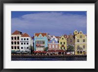 Dutch Gable Architecture of Willemstad, Curacao, Caribbean Fine Art Print