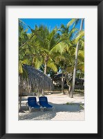 Beach Chairs, Viva Wyndham Dominicus Beach, Bayahibe, Dominican Republic Fine Art Print