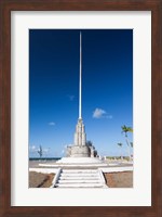 Cuba, Cardenas, Flagpole Monument Fine Art Print