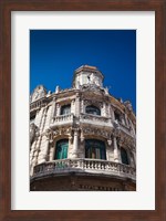 Cuba, Havana, Havana Vieja, Hotel Raquel, exterior Fine Art Print