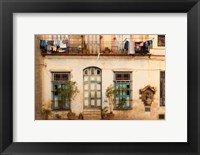 Cuba, Havana, Havana Vieja, Old Havana Building Fine Art Print