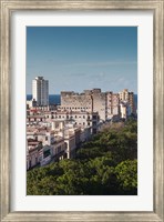 Cuba, Havana, Paseo de Marti, late afternoon Fine Art Print