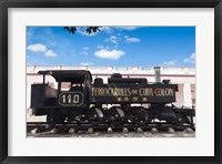 Cuba, Matanzas Province, Colon, historic train Fine Art Print