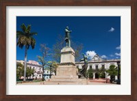 Cuba, Matanzas, Parque Libertad, Monument Fine Art Print