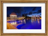 Cuba, Varadero, Hotel Iberostar Varadero (night) Fine Art Print