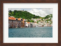 Grenada, St George, Carenage, Residential area Fine Art Print