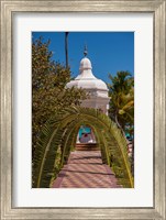 Gazebo path, Riu Palace, Bavaro, Higuey, Punta Cana, Dominican Republic Fine Art Print