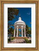 Wedding gazebo, Riu Palace, Bavaro Beach, Higuey, Punta Cana, Dominican Republic Fine Art Print