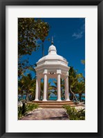 Wedding gazebo, Riu Palace, Bavaro Beach, Higuey, Punta Cana, Dominican Republic Fine Art Print