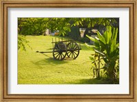 Domaine de Severin Rum Distillery, and Sugar Cane Cart, Guadaloupe, Caribbean Fine Art Print